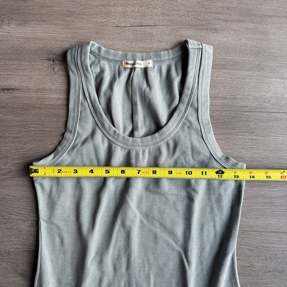 Marine Layer Lexi Rib Sun-In Dress - Faded Olive - size XS - Picture 2 of 8